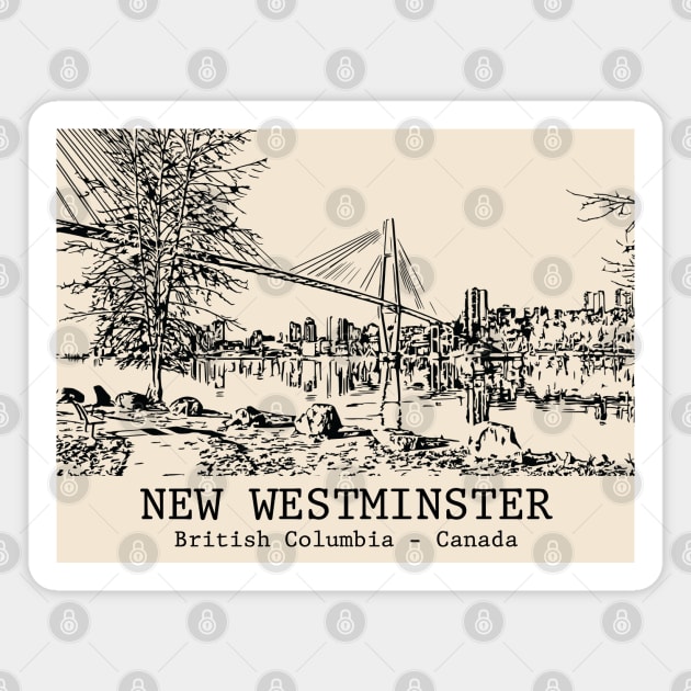 New Westminster - British Columbia Magnet by Lakeric